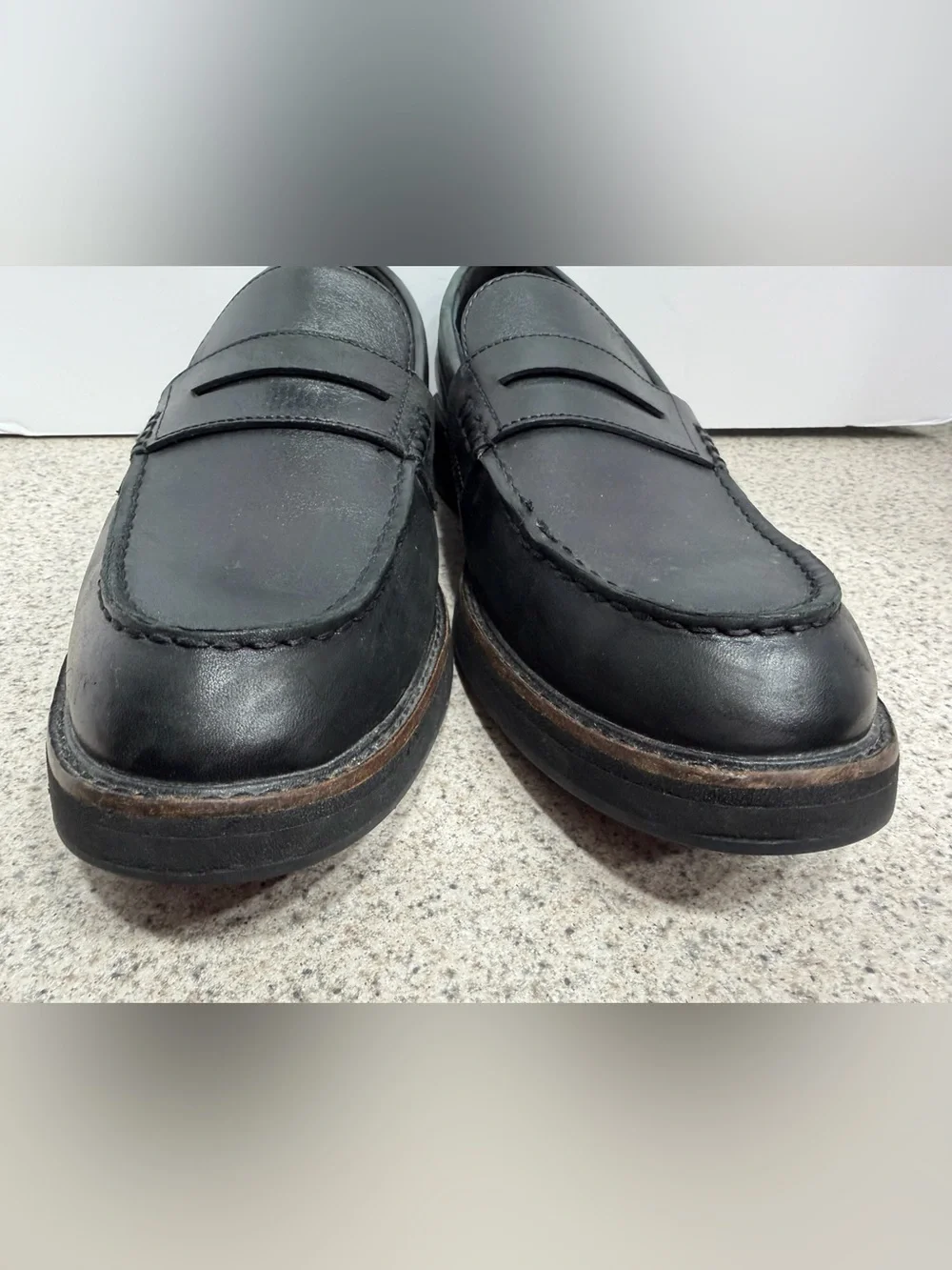 COLE HAAN Osborn Grand Leather Penny Loafer Black C36157 Men's Size 10M